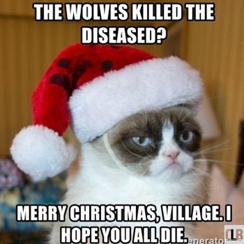 hilarious christmas holiday cat memes