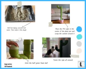 6 Creative Easy DIY Cat Scratching Post