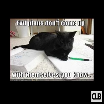 scary black cat meme