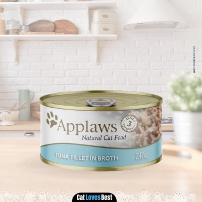 applaws natural tuna fillet in broth wet cat food