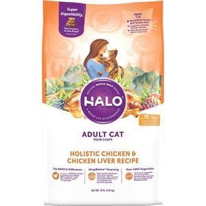 Halo Holistic Adult Dry Cat Food Recipe