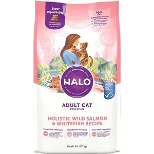 Halo Holistic Wild Salmon & Whitefish Recipe Adult Dry Food