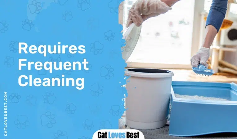 Non-Clumping Litter Requires Frequent Cleaning