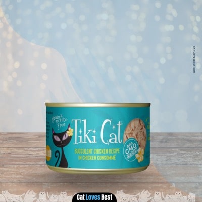 tiki cat succulent chicken canned cat food