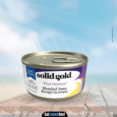 Solid Gold Five Oceans Shreds With Real Tuna Recipe Canned Food