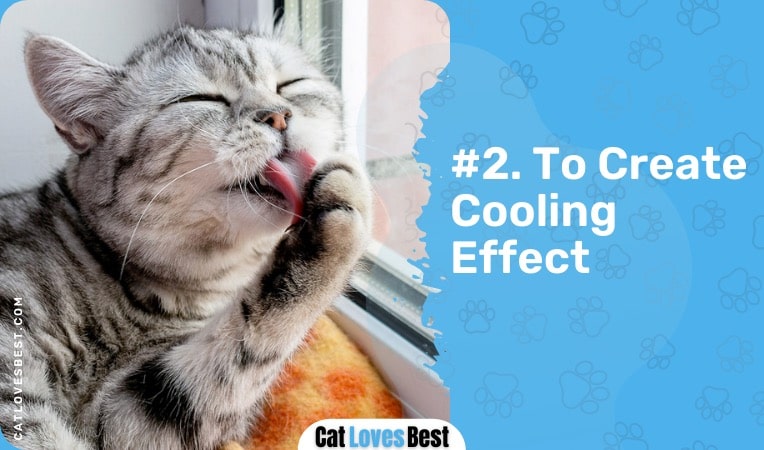 to create cooling effect