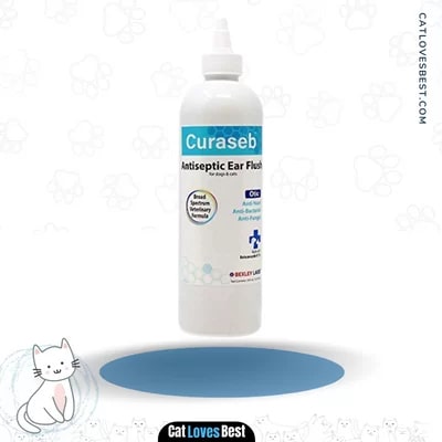 Curaseb Antiseptic Ear Flush for Cat Ear Infection