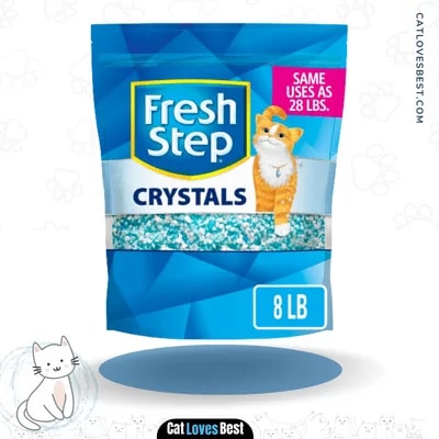 Fresh Step Crystals Premium Cat Litter, Scented