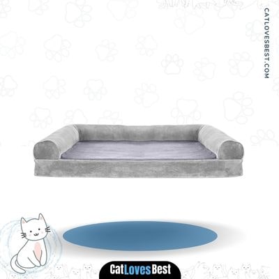 FurHaven Orthopedic Sofa-Style Couch Pet Bed