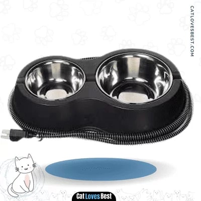 K&H Pet Products Thermo-Kitty Cafe Heated Cat Bowls