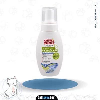 Nature's Miracle Just for Cats Allergen Blocker Foaming Shampoo