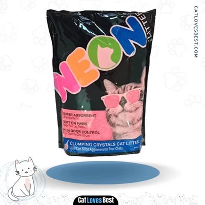  Neon Clumping Silica Gel Cat Litter