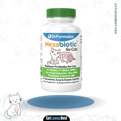 Nexabiotic Probiotic for Cats with Diarrhea & Constipation Treatment