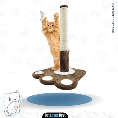PARTYSAVING Cat Claw Scratching Sisal Post for Kittens and Cats