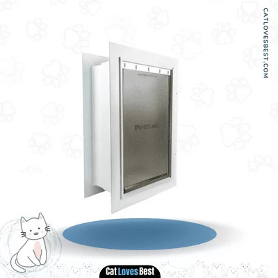 PetSafe Wall Entry Cat Door with Telescoping Tunnel