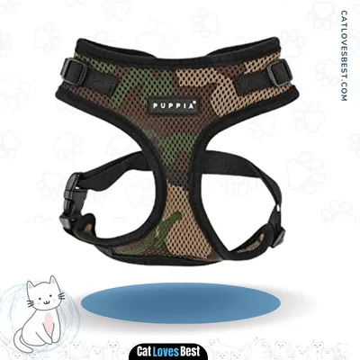 Puppia Authentic RiteFit Harness with Adjustable Neck