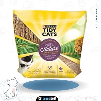 Purina Tidy Cats Pure Nature Clumping Cat Litter.