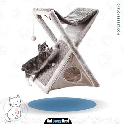 TRIXIE Pet Products Miguel Fold and Store Cat Tower