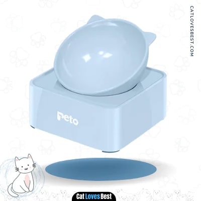UPSKY Peto 0-30°Adjustable Tilted Pet Bowl for Cat