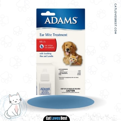 Adams Ear Mite Treatment 
