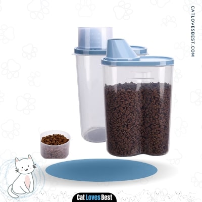 Greenjoy Two-Pack Cat Food Container