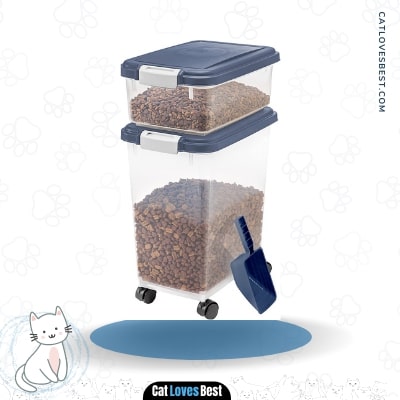 H Iris USA’s 3-Piece Airtight Cat Food Container