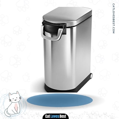 Simplehuman Metal Cat Food Storage Container