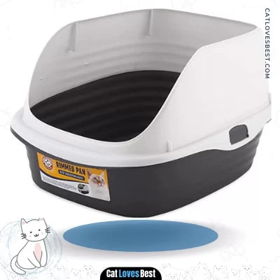 ARM & HAMMER Large Rimmed Wave Cat Litter Pan