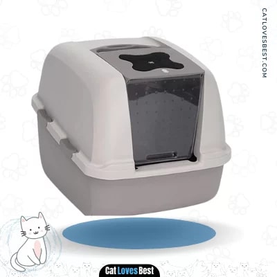 Catit Jumbo Hooded Cat Litter Box