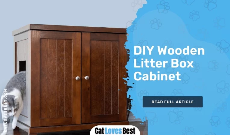 DIY Wooden Litter Box Cabinet