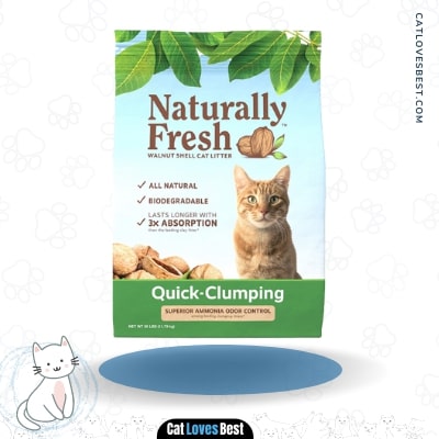 Naturally Fresh Clumping Walnut Cat Litter