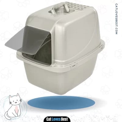 Van Ness Enclosed Cat Pan with Odor Control Door