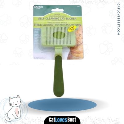 Coastal Pet - Safari - Self-Cleaning Slicker Cat Brush