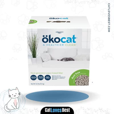 OKocat Dust-Free Paper Non-clumping Cat Litter