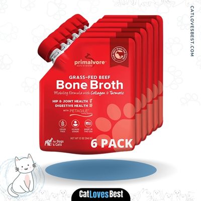 Primalvore Free-Range Bone Broth for Dogs & Cats