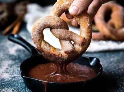 chocolate pretzel